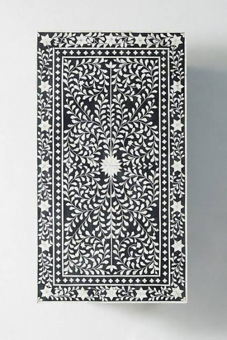 Monochrome Inlay Coffee Table