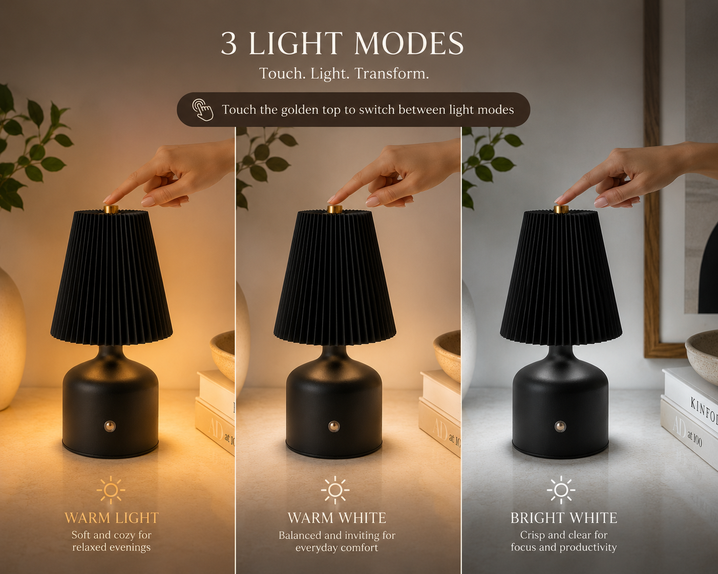 Kuro Touch Table Lamp
