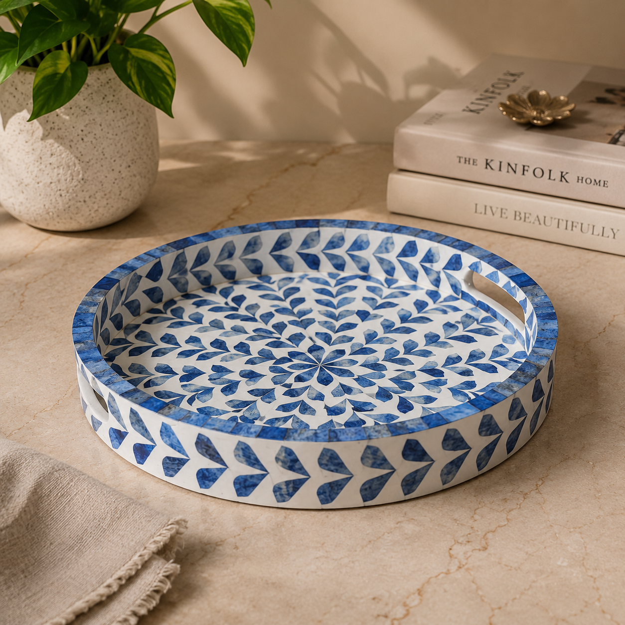 Ocean Mandala Tray