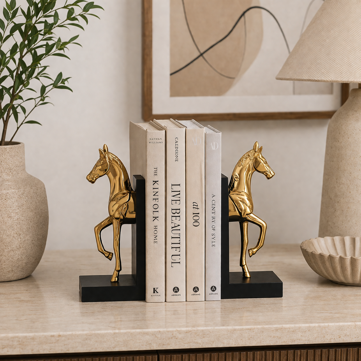Regal Horse Bookends