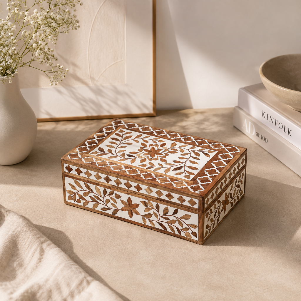 Jaipur Vine Inlay Box