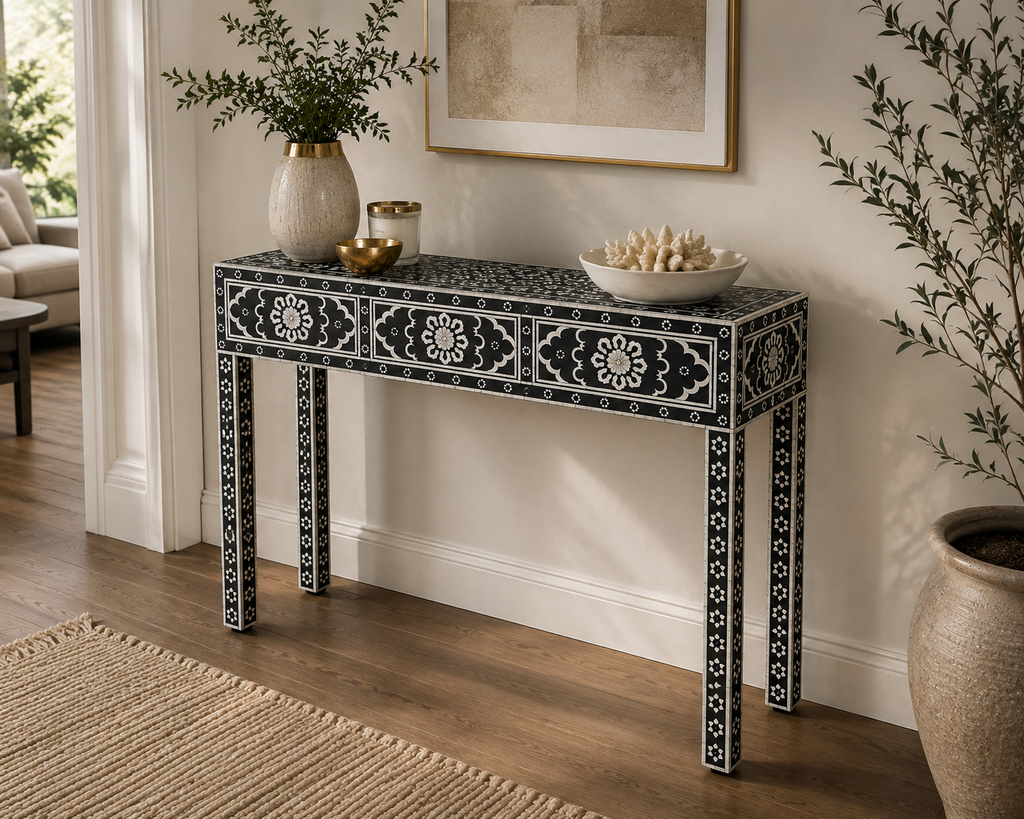 Meher Inlay Console Table
