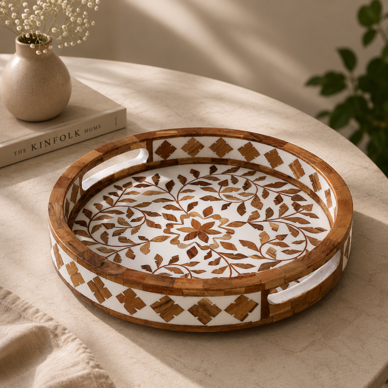 Walnut Vine Serving Tray