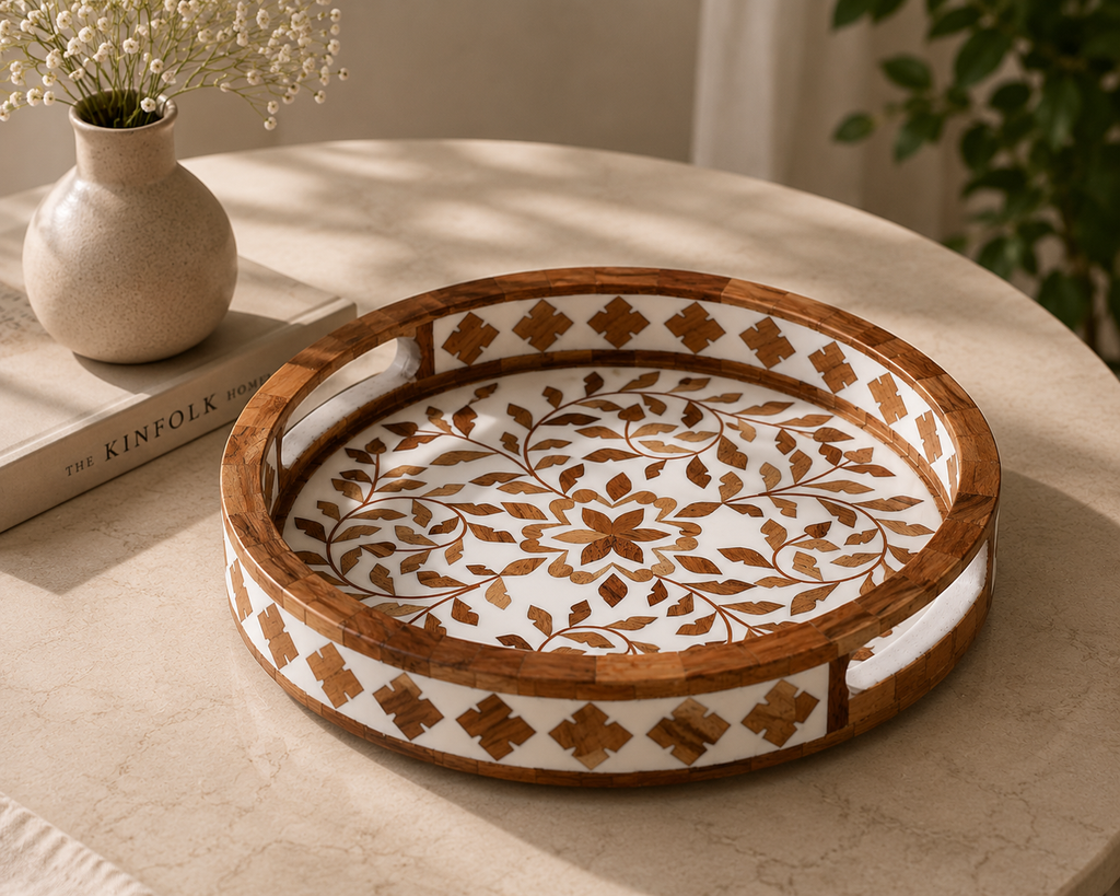 Walnut Vine Serving Tray
