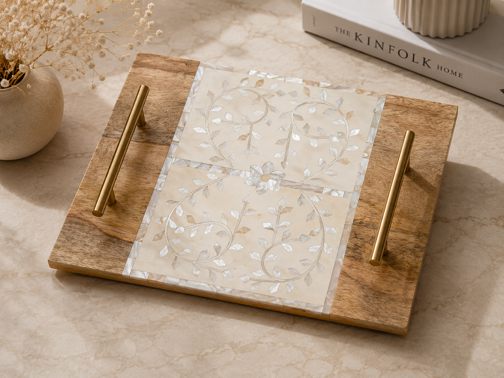 Ivory Vine Mother-of-Pearl Tray