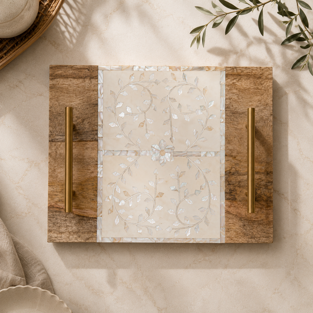 Ivory Vine Mother-of-Pearl Tray