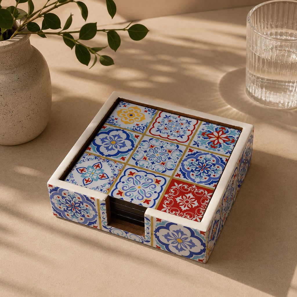 Lisbon Mosaic Coaster Set