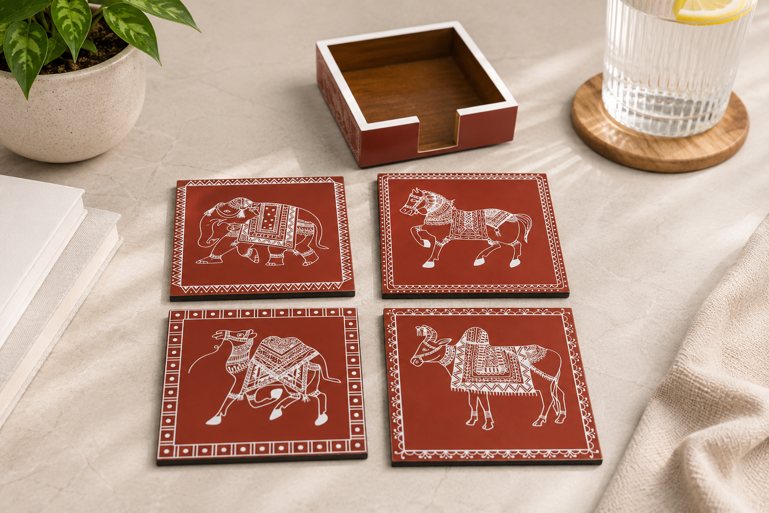 Desert Heritage Coaster Set