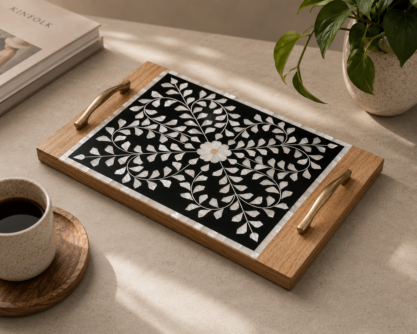 Ivory Mother-of-Pearl Tray