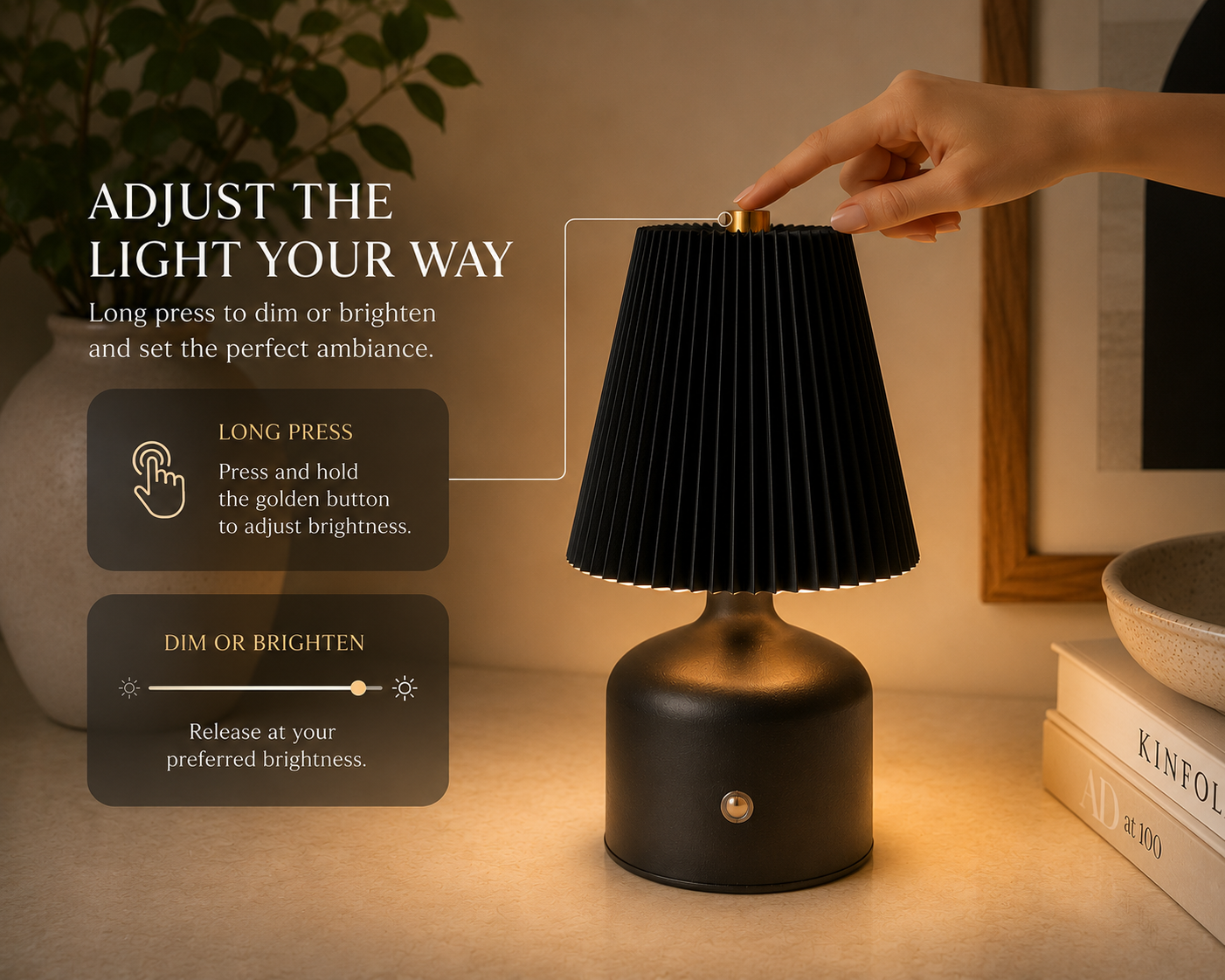 Kuro Touch Table Lamp