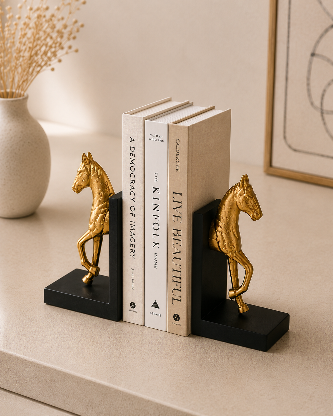 Regal Horse Bookends