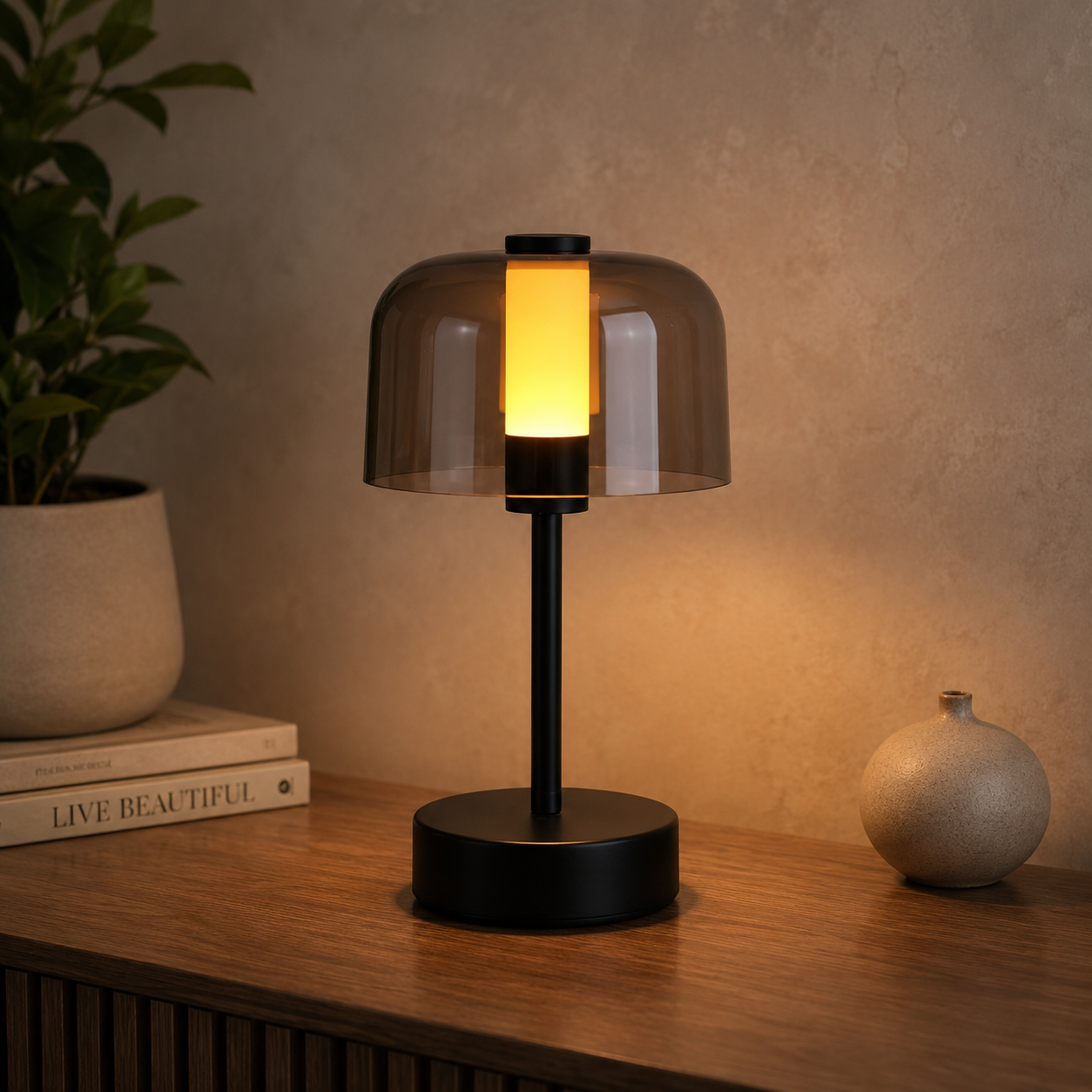 Noir Touch Table Lamp