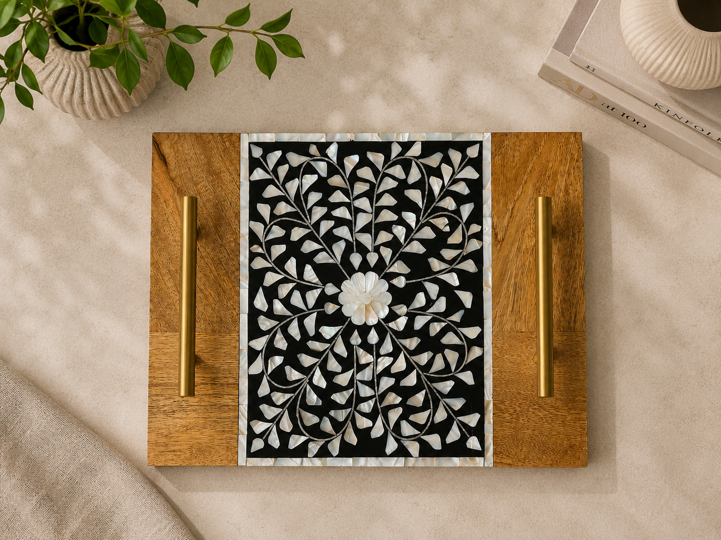 Ivory Mother-of-Pearl Tray