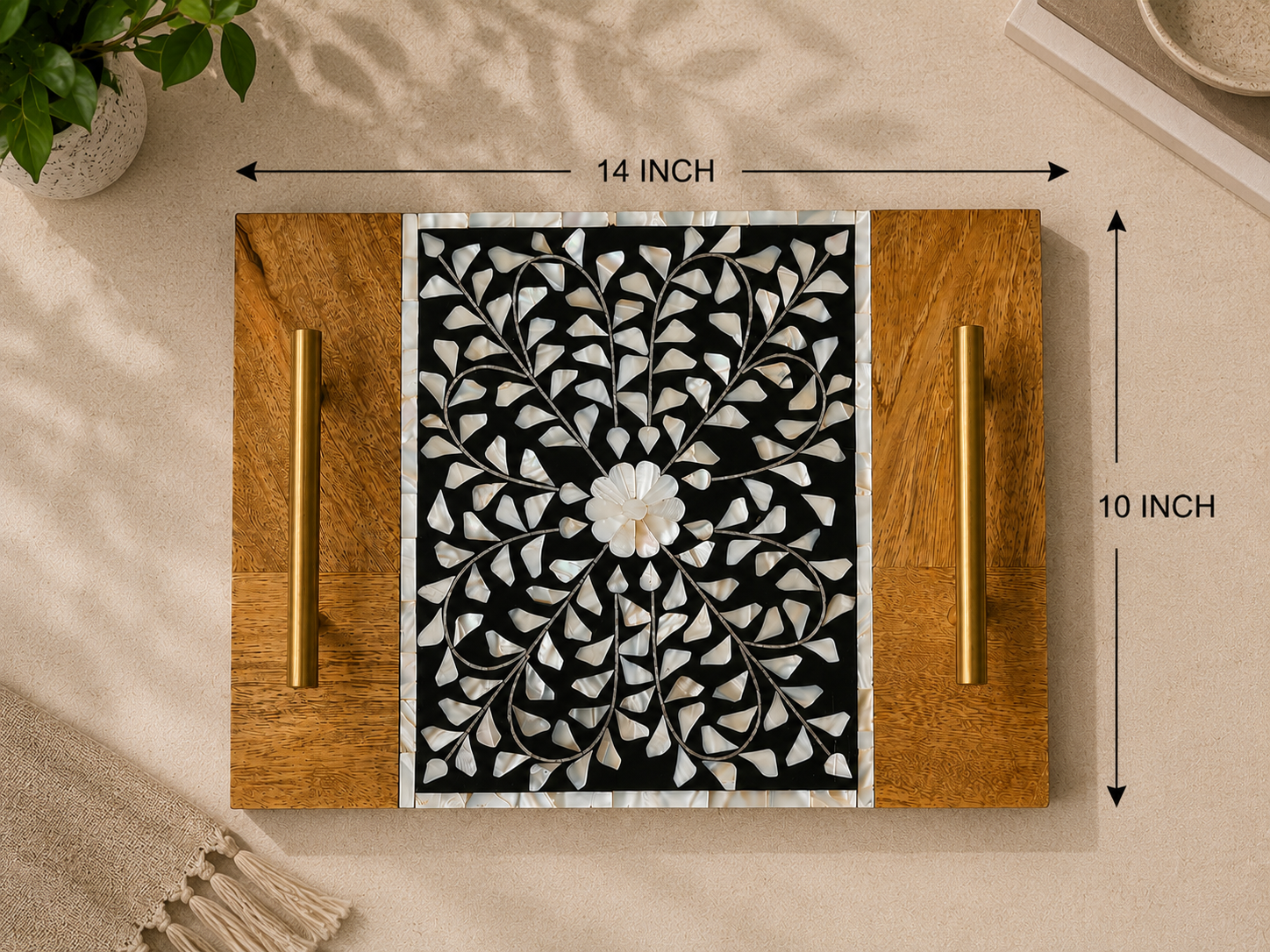Ivory Mother-of-Pearl Tray
