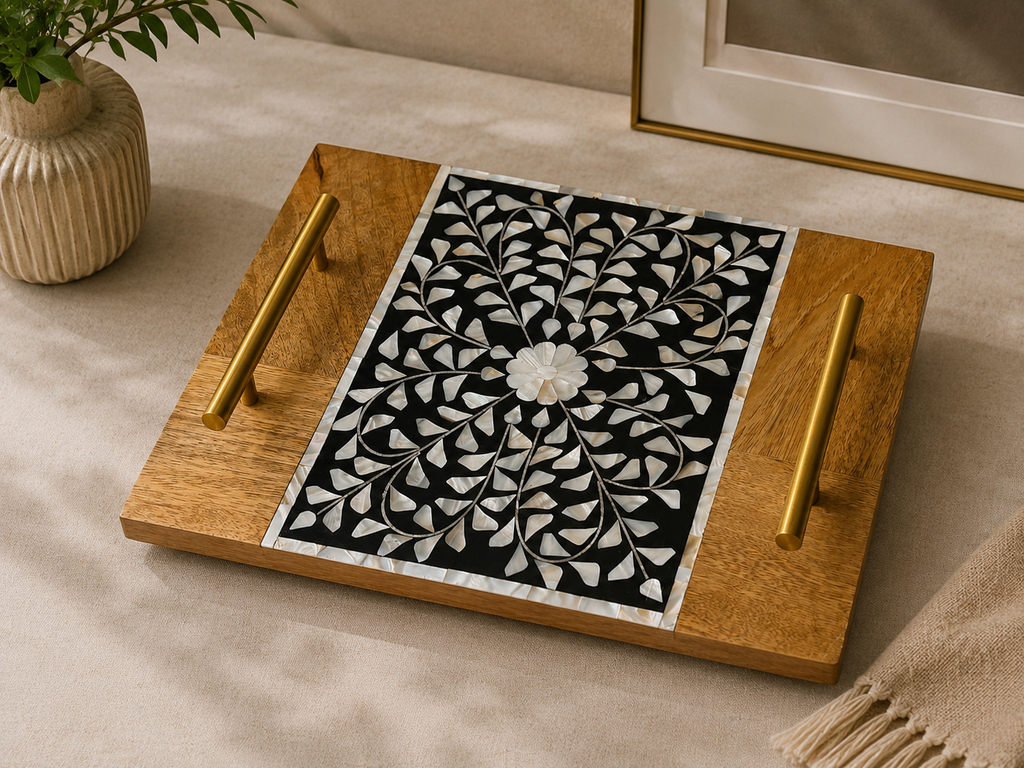 Ivory Mother-of-Pearl Tray