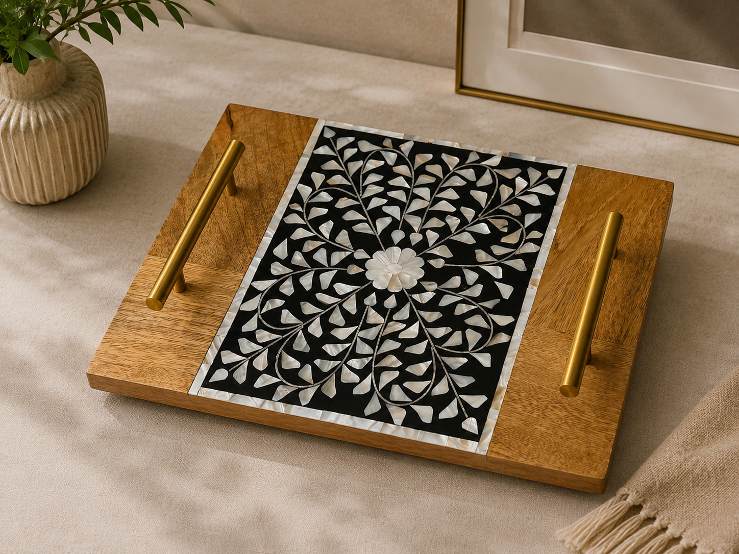 Ivory Mother-of-Pearl Tray
