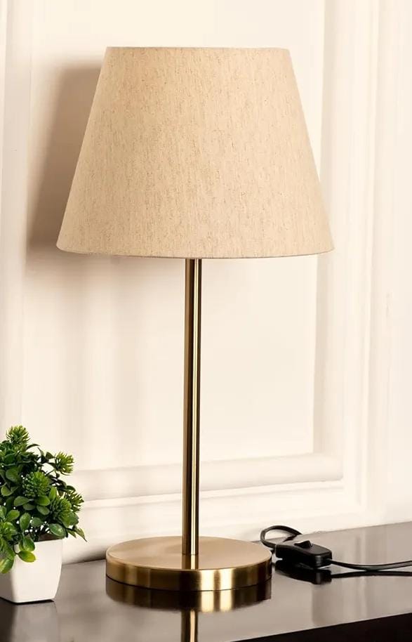 Solara Brass Table Lamp