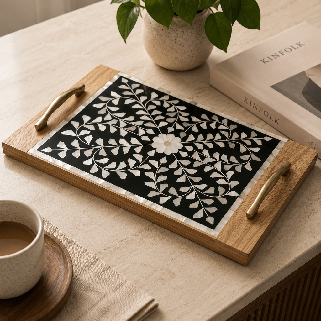 Ivory Mother-of-Pearl Tray