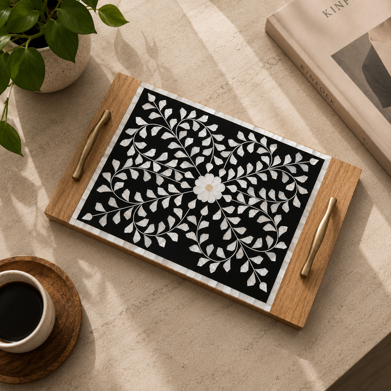 Ivory Mother-of-Pearl Tray