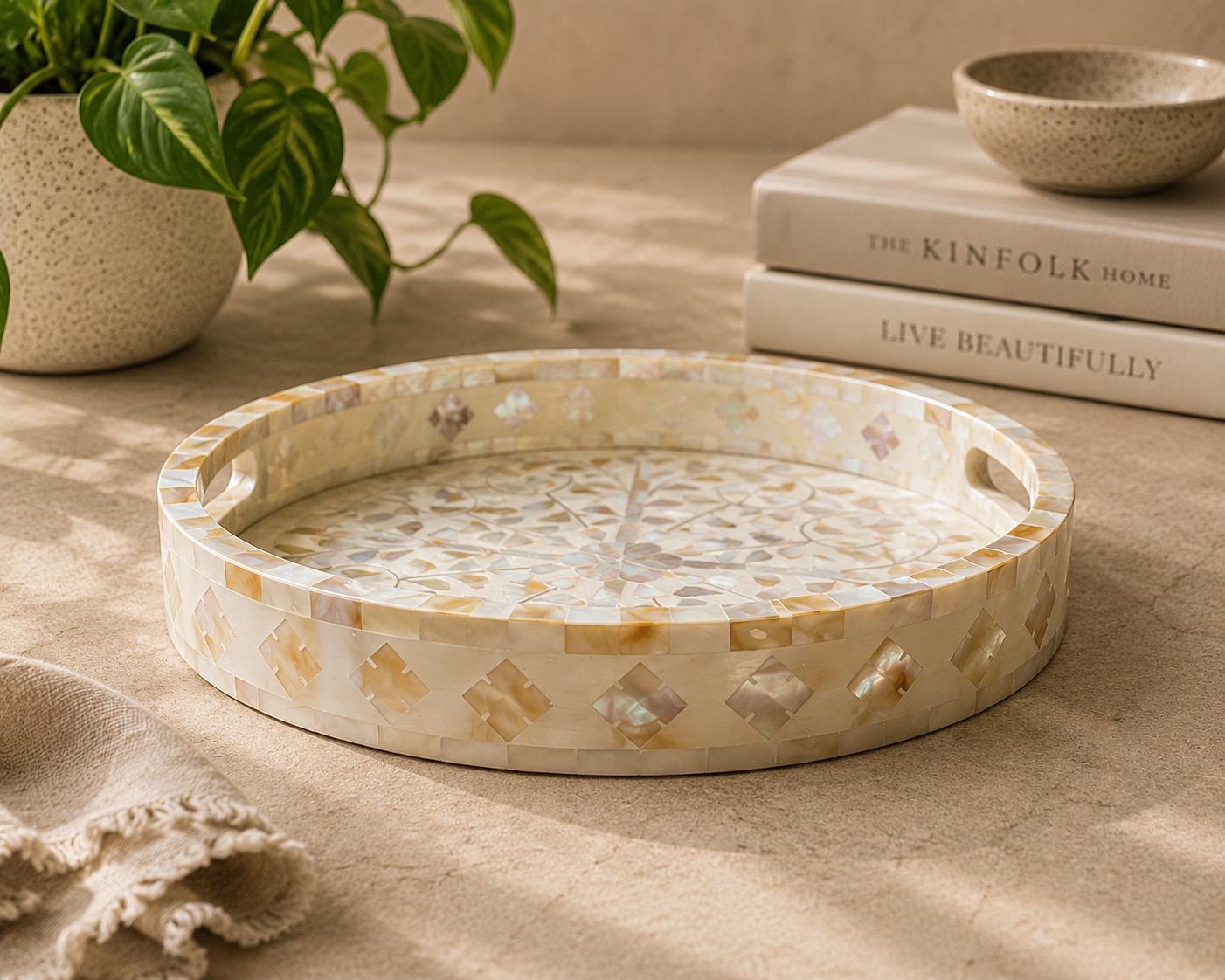 Pearl Mandala Tray