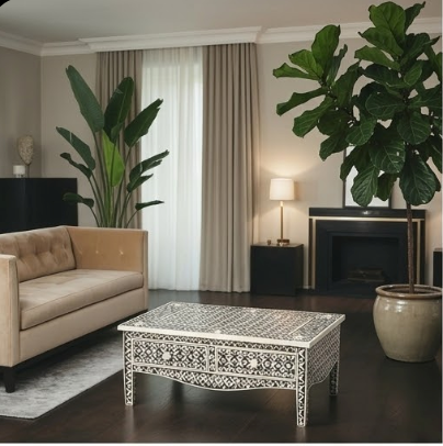 Noir Inlay Coffee Table