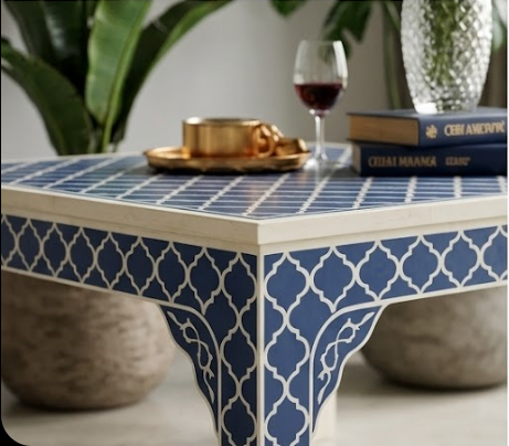 Azure Inlay Coffee Table