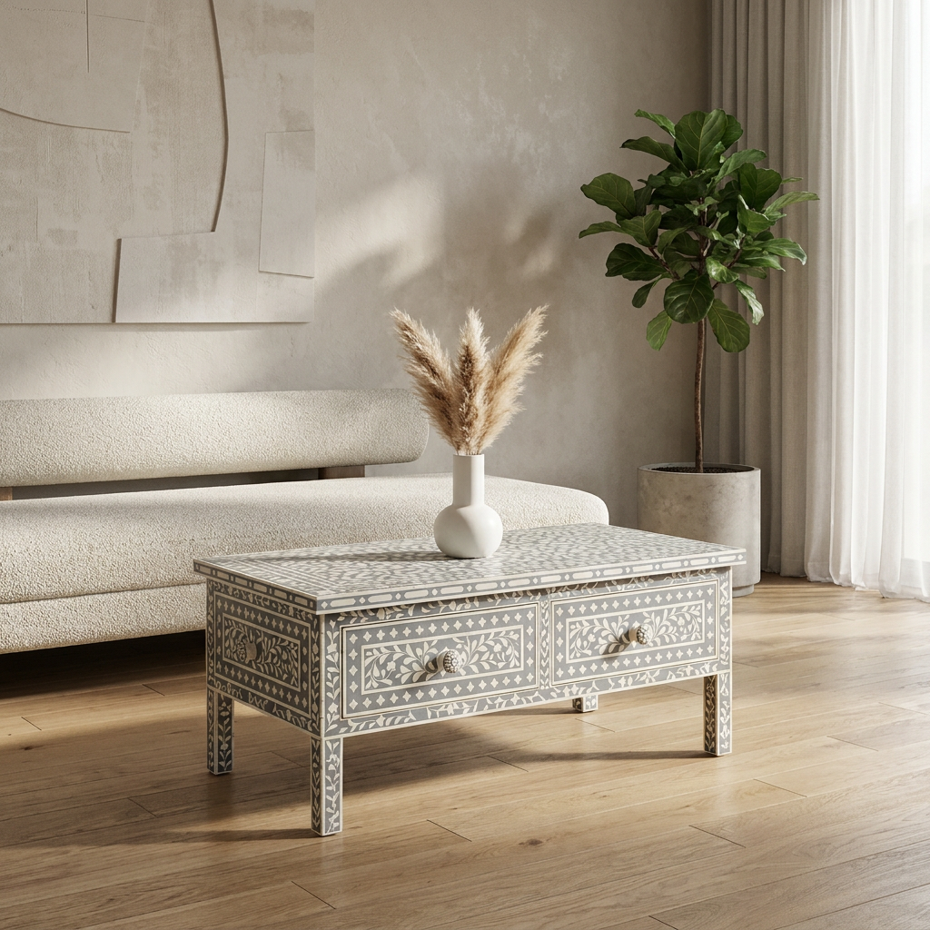 Ivory Artisan Coffee Table